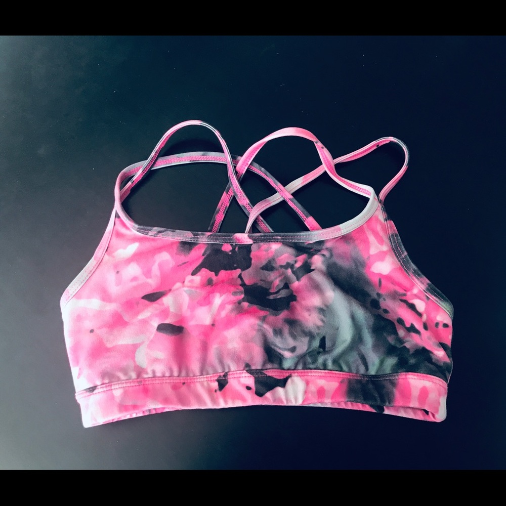 Athleta Floral Bra XXS
